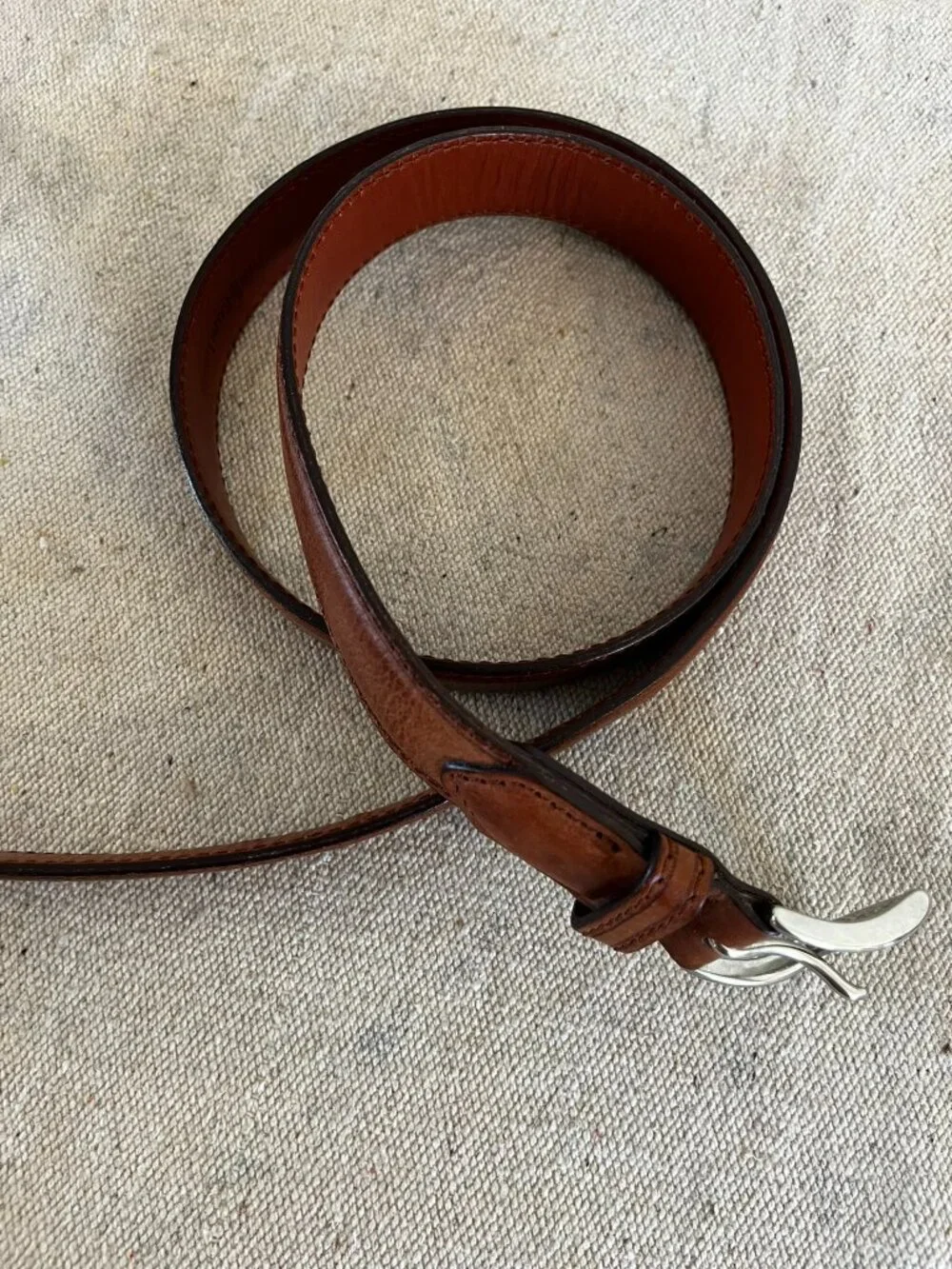 Polo Ralph Lauren Men's Brown Classic Full-Grain Leather Belt Sz 38
